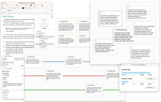 Scrivener Review. Flexibleinterface